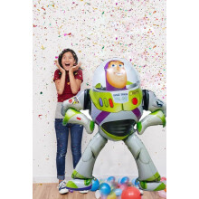 Ballons Buzz l'Éclair géants de 135 cm (53 pouces) - Ballons Airwalker pour fête d'anniversaire - Ballons astronautes - Ballons Toy Story
