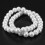 Conjunto de 2 Pulseiras Elásticas com Pérolas Sintéticas Brancas para Mulheres 4