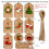 Christmas Gift Tags 50 Count with String for DIY Xmas Present Wrap and Label Package Name Card 1
