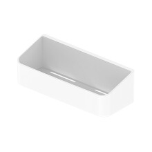 Étagère de rangement murale sans trou pour lavabo de salle de bain, étagère de rangement en plastique.