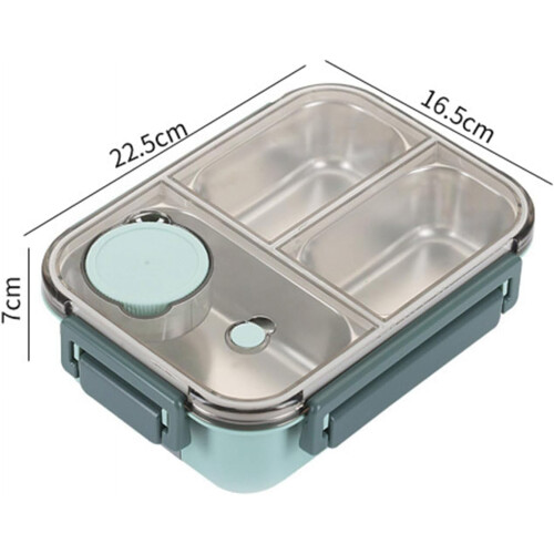 Θερμαινόμενο Bento Box 30oz με βάζα σάλτσας, Φορητό κουτί φαγητού ανθεκτικό στις 2