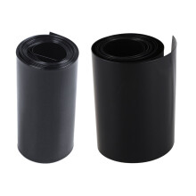 1 Rolle 70 mm/44 mm PVC-Schrumpfschlauch, schwarz & 1 Stück PVC-Schrumpfschlauch für RC-Akkus (LiPo, NiMH, NiCd)