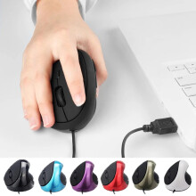 Jacenvly2024 Wired Ergonomische Verticale Muis met 3 DPI-modi, 6 knoppen, compatibel met pc en laptop – Comfortabele Werkervaring