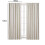 Κουρτίνα πόρτας Donemore Fashion, 2 τεμάχια, 100x135cm, μπεζ, θερμικές κουρτίνες συσκότισης, 1