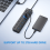 Διαχωριστής διανομέα USB 2X7 θυρών, προσαρμογέας πολλαπλών διανομέων USB 3.0, 4