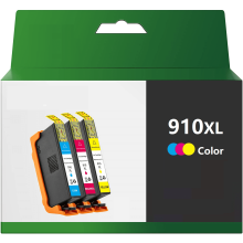 Cartucho de tinta 910XL para impresora Office Jet Pro8020/8020e, cian/magenta/amarillo, paquete de 3