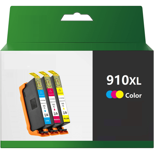 Κασέτα μελανιού εκτυπωτή 910XL για Office Jet Pro8020/8020e, Κυανό/Ματζέντα/Κίτρινο,
