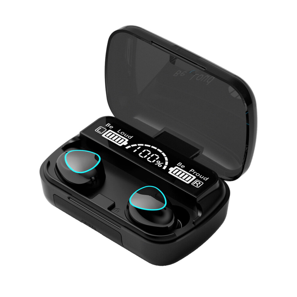 Eqwljwe M10 Ipx7 Bluetooth 5.0 Headset Wireless Earphones Earbuds Stereo Headphone A Bluetooth Headset Holiday Clearance 9423501571137