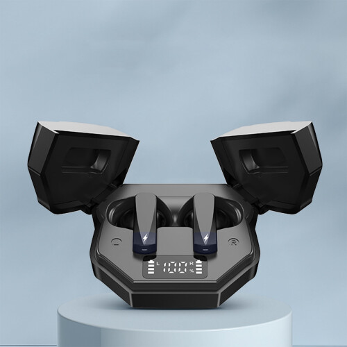 Digital Display Wireless Game Sports Bluetooth Headset Cool Scissors Door Low Delay Wireless Bluetooth Headset