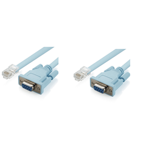 Καλώδιο κονσόλας USB 2X RJ45Cat5Ethernet σε θύρα RS232DB9COM σειριακό θηλυκό δρομολογητή, 2