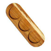 Dessous de verre en bois résistant à l'eau, carafe à whisky, porte-gobelet, porte-snacks.