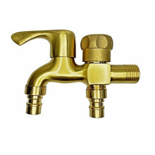 High-Quality Copper Faucet, Antifreeze Design for Indoor Outdoor Use, Double Head Interface with Filter, Zinc Alloy Inspired, Ideal for Washing