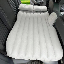Car Air Mattress for BMW X5 E70 20072013, Double Side Flocking SUV Back Seat Bed with Pump, White
