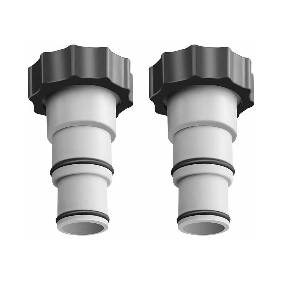 Pool Hose Adapter, Multi Functional Use For Intex Threaded Connection Pumps, High Quality Plastic Water Corrosion Resistance Adapter Ensures 9138057177442