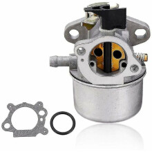 Carburador para motores de cortacésped, carburador de repuesto con junta de goma, componente de motor de repuesto de alta calidad para Briggs &