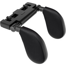 Bilpute med justerbar stang, justerbar hode- og nakkestøtte Ergonomisk design med minneskum i bilsetet for voksne og barn, nakke