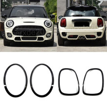 Koplamp- en achterlicht sierring voor MINI Cooper 2014-2021, sierring compatibel met F55, F56 en F57 modellen, vervangende sierlijst voor de grille.
