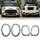 Δακτύλιος επένδυσης πίσω φαναριού για MINI Cooper2014-2021, Δακτύλιος στεφάνης συμβατός 1