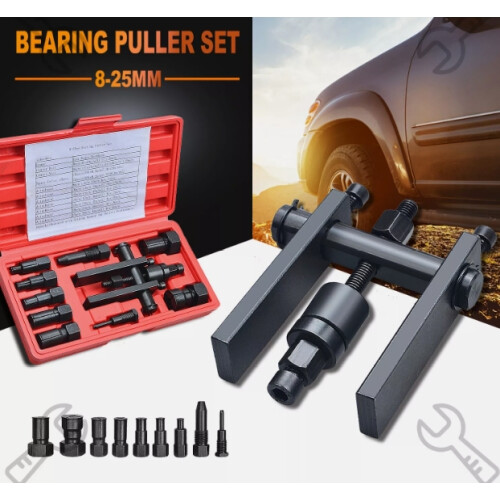 Professional & Practical Bearing Puller for Motorcycle Tool Kits, Quick & Easy Operation Heavy Duty Wheel Hub Removal Tool Set 2