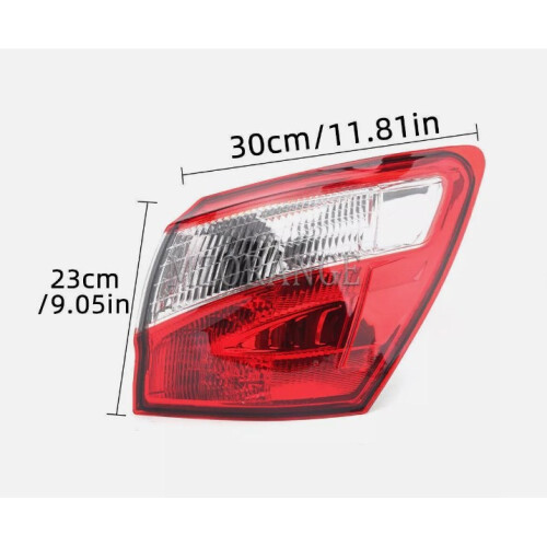 Πίσω φως Nissan Qashqai, υψηλής φωτεινότητας αδιάβροχο, ανθεκτικό στη θερμότητα υλικό 2