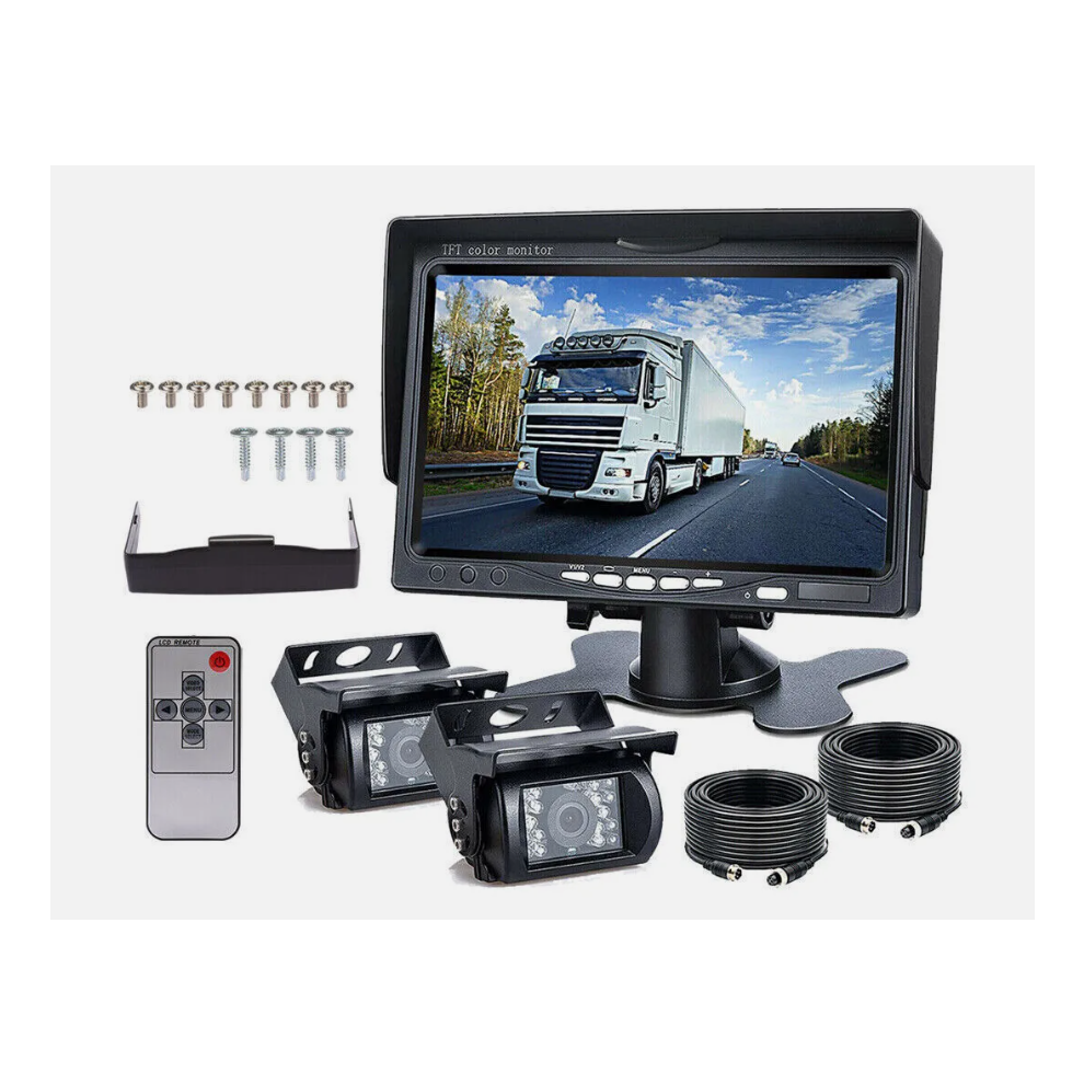 Advanced Wireless Vehicle Backup Cameras, Led Backlight Color Tft Lcd Monitor Parking Assistance System For Rv Suv Van Pickup Truck Trailer, Rear 9138057183634