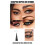 Waterproof Liquid Eyeliner Pen Black 2pcs Long Lasting Smudge Proof Precise Tip 3
