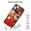 Capa para celular Mi-Ckey Mouse Christmas compatível com iPhone 15, capa protetora à prova de choque com PC + TPU para câmera dupla compatível 5