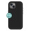 Capa resistente para celular com coldre, compatível com iPhone 15 - Preta 2