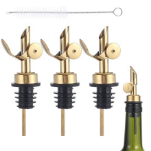 Beschwerte Ausgießer aus Edelstahl, Weinausgießer GOLD - Lagerbestand Gold