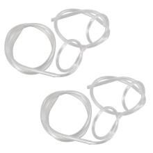 2X Copos com canudo em formato de copo para beber - transparente