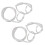 2X Copos com canudo em formato de copo para beber - transparente 1
