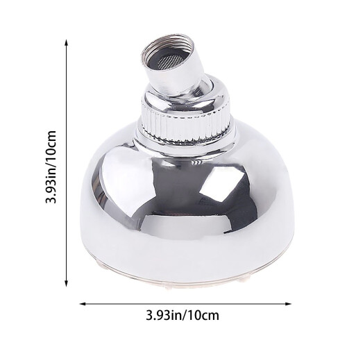 Chuveiro LED com temperatura ajustável em 3 cores, formato quadrado de 4 polegadas com acabamento em ABS e 12 LEDs para banheiro e acessórios 2