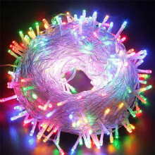 MAMOWEAR33FT100LED Cordão de Luzes Cintilantes, 8 Modos, Luzes de Fada para Ambientes Internos e Externos, Ideal para Árvore de Natal, Casamento,