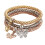 Set di gioielli da donna Miayilima Charm in oro, argento e oro rosa con strass. 1
