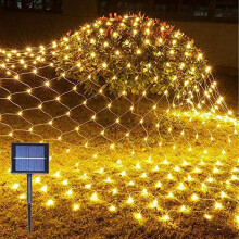Jasne świąteczne oświetlenie siatkowe 360 LED, 12 stóp x 5 stóp, 8 trybów, wodoodporne, z możliwością łączenia, do wnętrz i na zewnątrz,