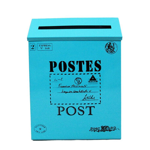Γραμματοκιβώτιο Vintage Wall Wall Post Γραμματοκιβώτιο για Εξωτερικό Αντίκα Μεταλλικό