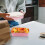 Φορητό κουτί φαγητού maxiaoxia Straw Lunch Box για φούρνο μικροκυμάτων, κουτί φαγητού για 4