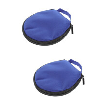 Set of 2 CD Disc Storage Bag Binder Clips Travel Case Dvd Cases Holder for Car 20 Capacity CDs