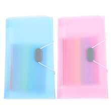 4 cartelle porta appunti in plastica con tasche, organizer per documenti, raccoglitore portatile per fatture, 13 tasche per ufficio
