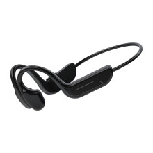 Cluasáin Seolta Cnámh RnemiTe-amo 5.2, Cluasáin Gan Sreang Bluetooth Oscailte, Frith-Allas le haghaidh Rith & Cleachtaí - Dubh