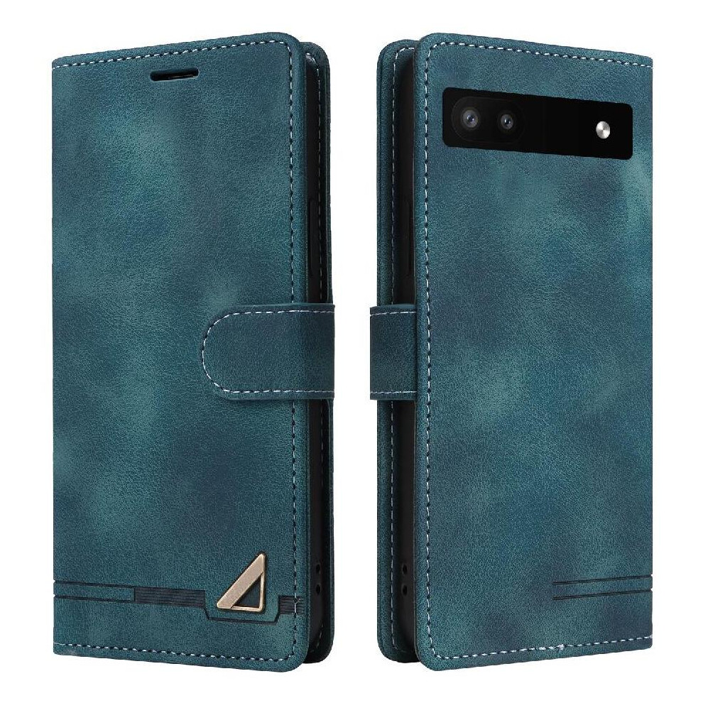 Flip Case For Google Pixel 6A Leather Case Flip Cover Wallet Simple Business Shockproof 9773935797277