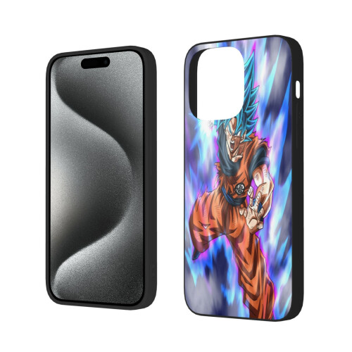 Capa para celular Dragon Ball compatível com iPhone 15, proteção contra quedas para câmera dupla, compatível com iPhone 15 Pro Max. 1