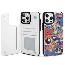 Etui portfelowe Powerpuff Girls kompatybilne z iPhone'em 14Pro Max z uchwytem na karty, z klapką ze skóry PU, zapięciem magnetycznym, etui odporne