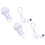 Hongchegh2pcs Λάμπα LED USB Εξωτερική Φορητή Λάμπα Κάμπινγκ Λάμπα Νυχτερινής Αγοράς 4