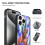 Capa para celular Dragon Ball compatível com iPhone 15, proteção contra quedas para câmera dupla, compatível com iPhone 15 Pro Max. 4