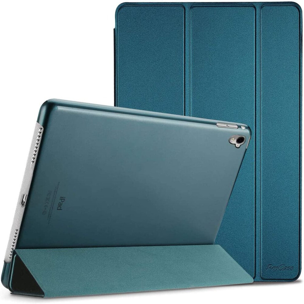 Qutetn Compatible With Ipad 9.7 Case 2016 Ultra Slim Stand Smart Case With Translucent Frosted Back For Compatible With Apple Ipad 9.7 Inch (A1673 9773935797208