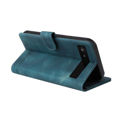 Capa Flip para Google Pixel 6a em Couro Sintético com Carteira e Design Simples e Resistente a Impactos 2