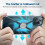 Capa para celular em formato de X, compatível com a maioria dos smartphones. A mais recente capa para celular com amortecimento de ar, resistente a 7