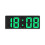 Jacenvly LED Alarm Clock with Large Digital Display, White Frame, Kitchen & Bedside Decor, Compatible with Wall Mounting 2
