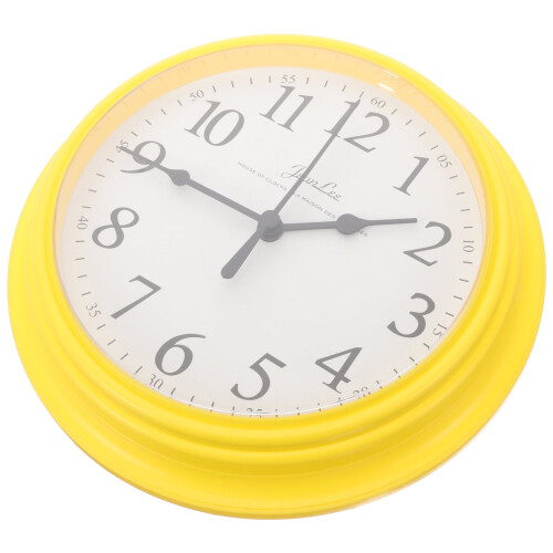 Ease Μοντέρνο Ρολόι Τοίχου Εσωτερικού Χώρου Quartz 9,05" με Αθόρυβο Μηχανισμό